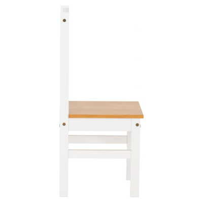 Ludlow 1+6 Dining Set - White/Oak Effect | Murphy Furniture