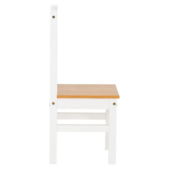 Ludlow 1+6 Dining Set - White/Oak Effect | Murphy Furniture