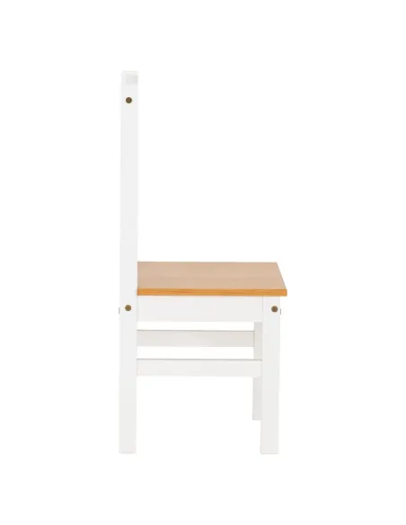Ludlow 1+6 Dining Set - White/Oak Effect | Murphy Furniture