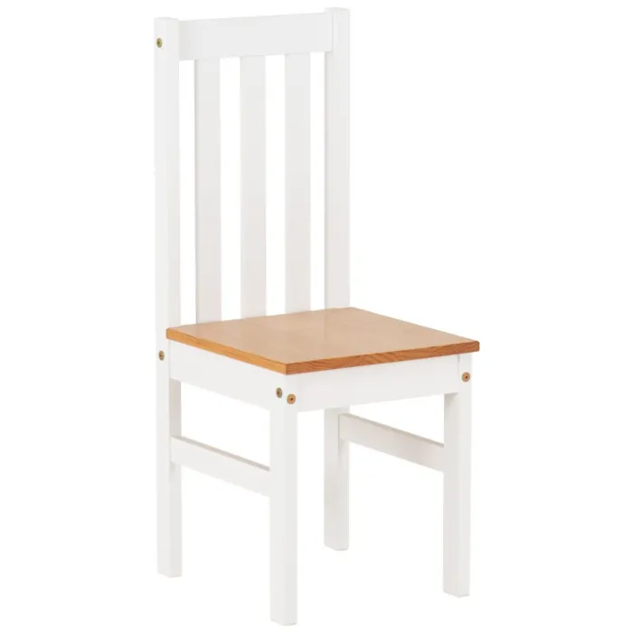 Ludlow 1+6 Dining Set - White/Oak Effect | Murphy Furniture
