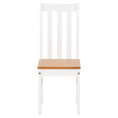 Ludlow 1+6 Dining Set - White/Oak Effect | Murphy Furniture