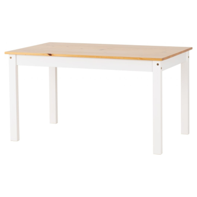 Ludlow 1+6 Dining Set - White/Oak Effect | Murphy Furniture
