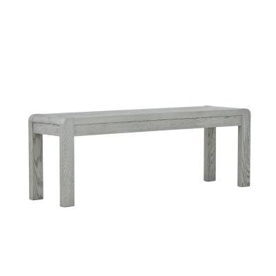 Tulip Dining Bench - Grey Stain Oak | Murphy Furniture