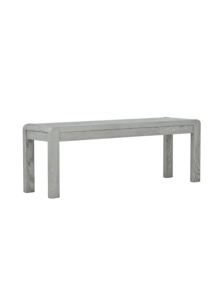 Tulip Dining Bench - Grey Stain Oak | Murphy Furniture