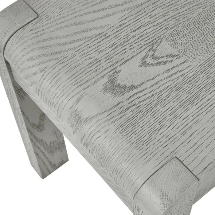 Tulip Dining Bench - Grey Stain Oak | Murphy Furniture