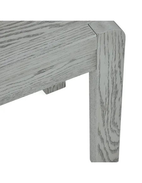 Tulip Dining Bench - Grey Stain Oak | Murphy Furniture