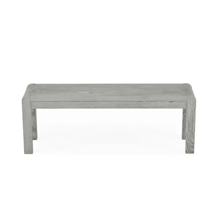 Tulip Dining Bench - Grey Stain Oak | Murphy Furniture