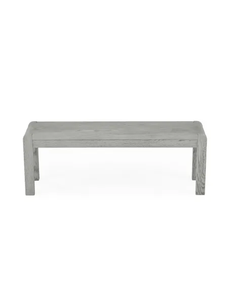 Tulip Dining Bench - Grey Stain Oak | Murphy Furniture