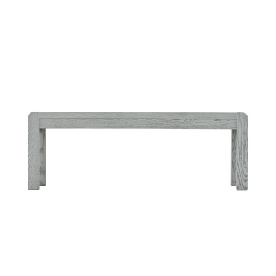 Tulip Dining Bench - Grey Stain Oak | Murphy Furniture