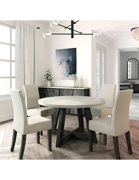 Aurelius 1300mm Round Dining Table - Whi | Murphy Furniture