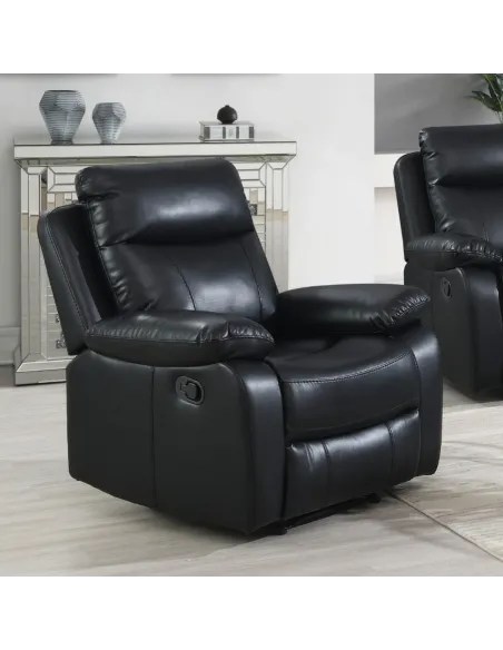 Cambridge Manual Recliner Armchair - Bla | Murphy Furniture