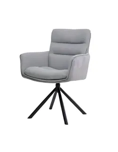Vila Swivel Dining Chair - Grey | Murphy Furniture 2