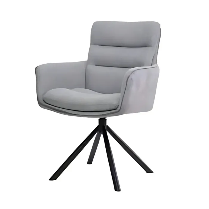 Vila Swivel Dining Chair - Grey | Murphy Furniture
