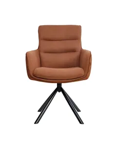Vila Swivel Dining Chair - Tan | Murphy Furniture