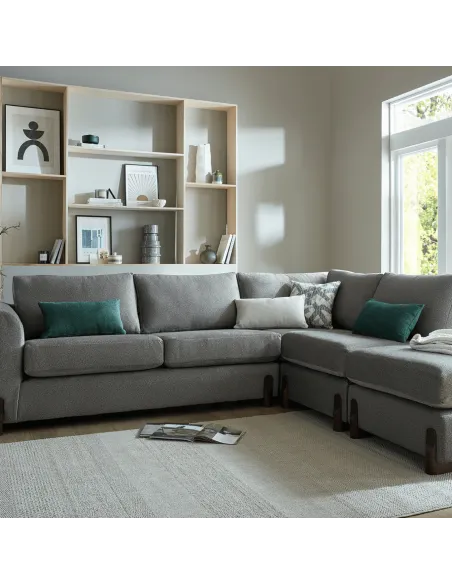 Preston 3 Corner 1 Sofa with Footstool w | Murphy Furniture