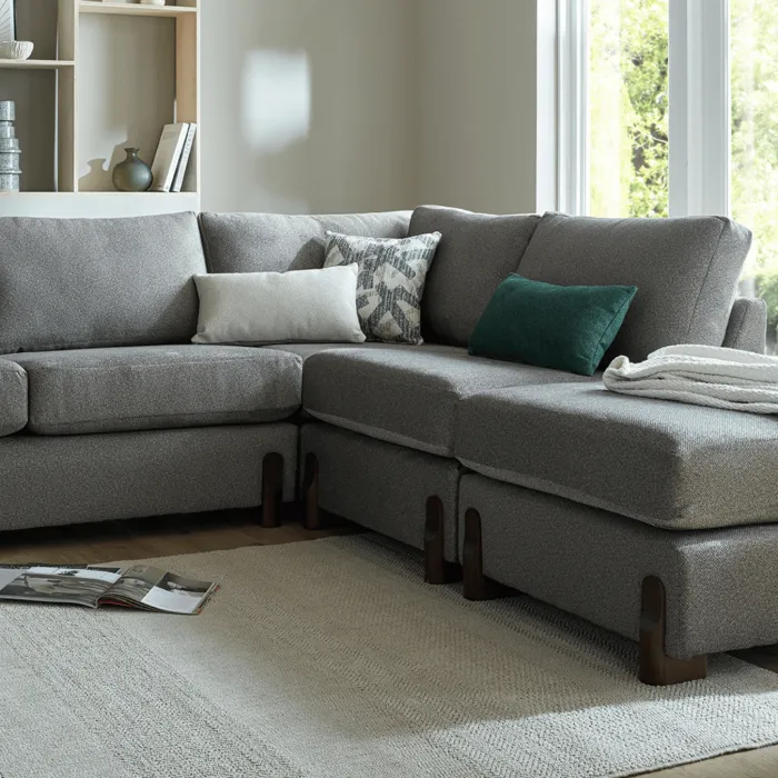 Preston 3 Corner 1 Sofa with Footstool w | Murphy Furniture