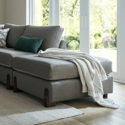 Preston 3 Corner 1 Sofa with Footstool w | Murphy Furniture
