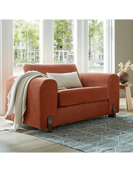 Preston 1.5 Seater Fixed Sofa Snuggler | Murphy Furniture
