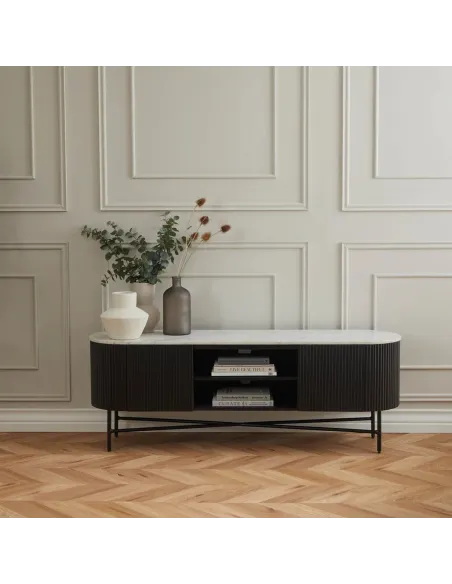 Lantine Extra Large Media Stand - Mango | Murphy Furniture