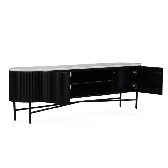 Lantine Extra Large Media Stand - Mango | Murphy Furniture