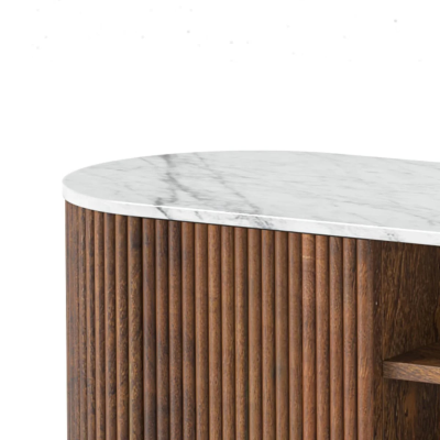 Milo Large Media Stand - Mango Wood | Murphy Furniture