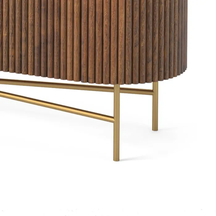 Milo Large Media Stand - Mango Wood | Murphy Furniture