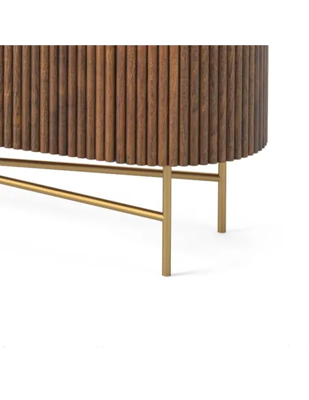 Milo Large Media Stand - Mango Wood | Murphy Furniture