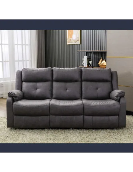 Schull 3 Seater Recliner Sofa - Anchor | Murphy Furniture