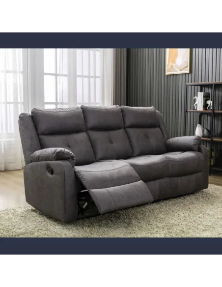 Schull 3 Seater Recliner Sofa - Anchor | Murphy Furniture