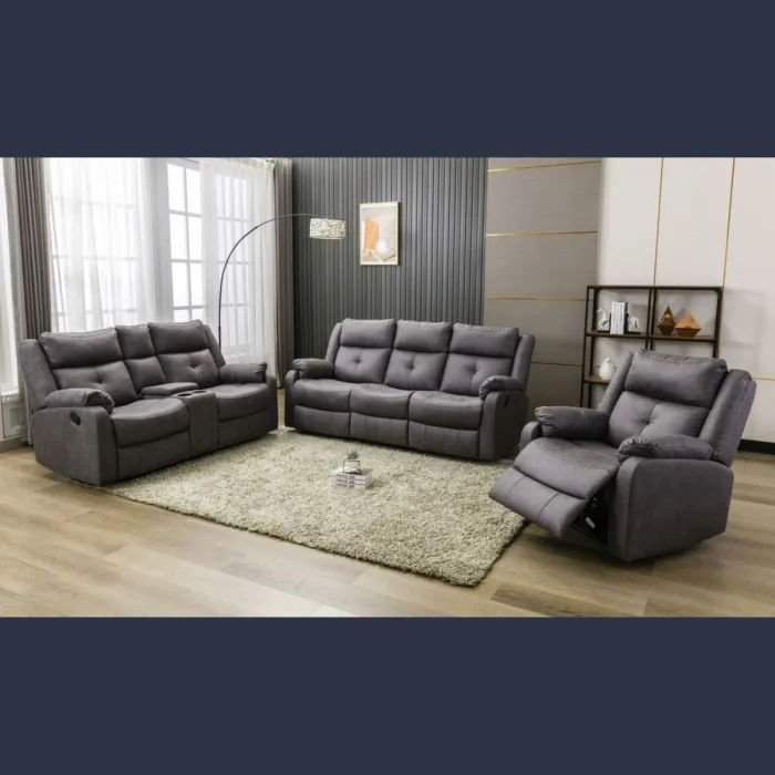 Schull 3 Seater Recliner Sofa - Anchor | Murphy Furniture