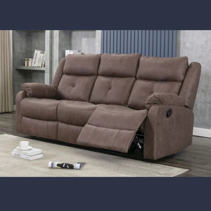 Schull 3 Seater Recliner Sofa - Chestnut | Murphy Furniture