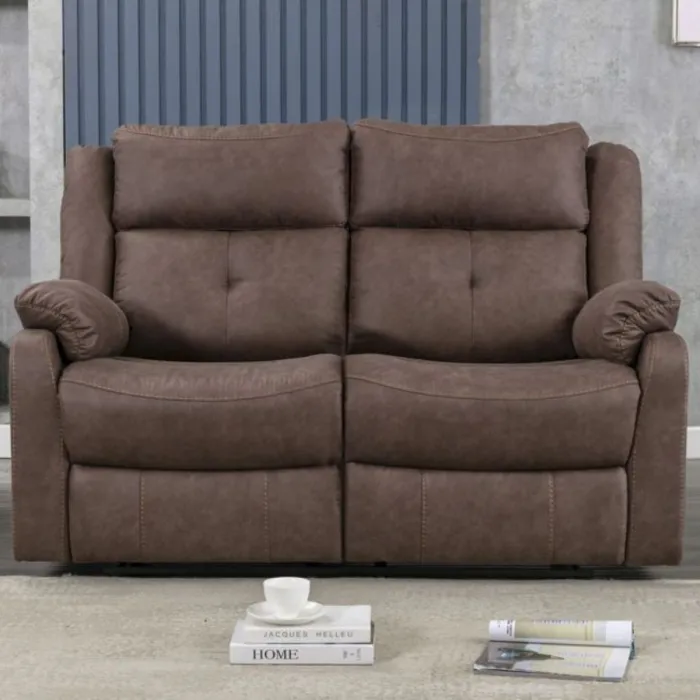 Schull 2 Seater Recliner Sofa - Chestnut | Murphy Furniture