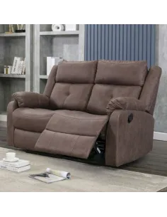 Schull 2 Seater Recliner Sofa - Chestnut | Murphy Furniture
