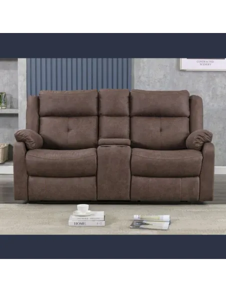 Schull 2 Seater Sofa with Console - Ches | Murphy Furniture