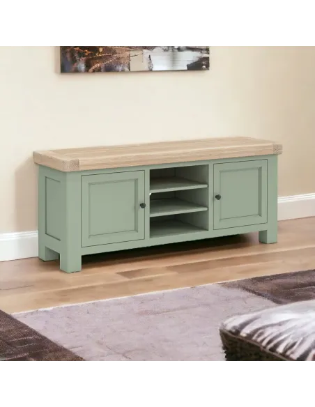 Marbury 1400 mm TV Unit - Sage | Murphy Furniture