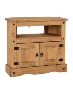 Corona Corner TV Cabinet - Distressed Wa | Murphy Furniture 2