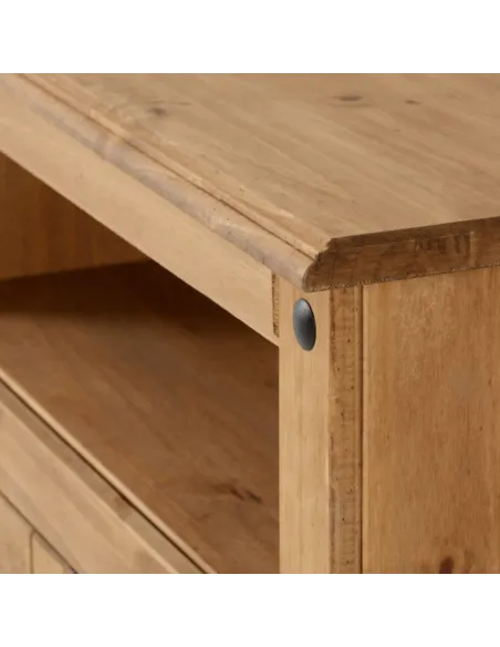 Corona Corner TV Cabinet - Distressed Wa | Murphy Furniture