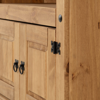 Corona Corner TV Cabinet - Distressed Wa | Murphy Furniture
