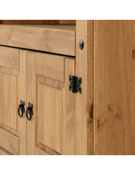 Corona Corner TV Cabinet - Distressed Wa | Murphy Furniture