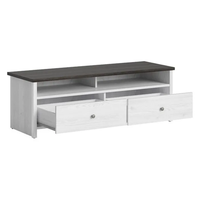 Hampshire 2 Drawer TV Stand - Larico Pine | Murphy Furniture