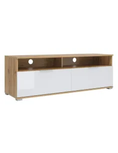 Cheshire 2 Drawer TV Stand - Tacho Oak/W | Murphy Furniture 2