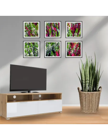 Cheshire 2 Drawer TV Stand - Tacho Oak/W | Murphy Furniture