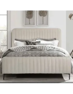 Artiss 5FT Bedframe - Beige | Murphy Furniture 2