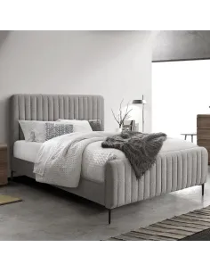 Artiss 5FT Bedframe - Grey | Murphy Furniture