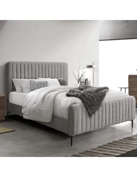 Artiss 4FT6 Bedframe - Grey | Murphy Furniture