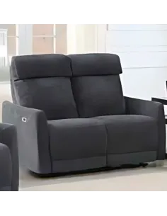 Zubaida Electric 2 Seater Sofa - Dark Gr | Murphy Furniture