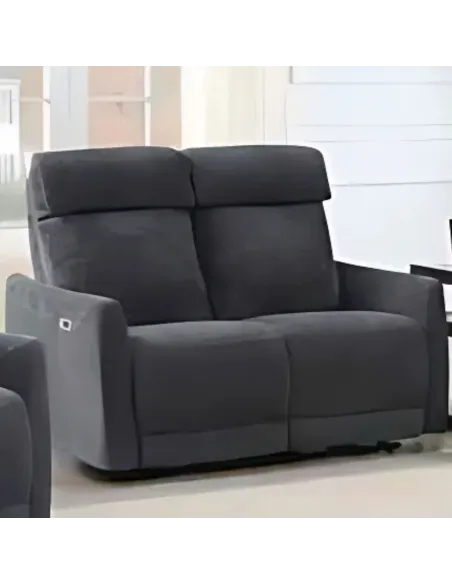 Zubaida Electric 2 Seater Sofa - Dark Gr | Murphy Furniture