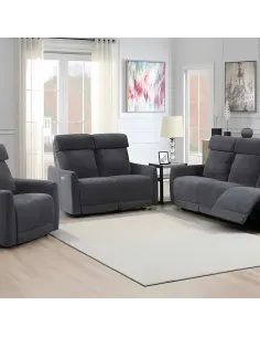 Zubaida Electric 2 Seater Sofa - Dark Gr | Murphy Furniture 2