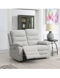 Belford 2 Seater Power Recliner - Stone | Murphy Furniture