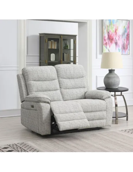Belford 2 Seater Power Recliner - Stone | Murphy Furniture